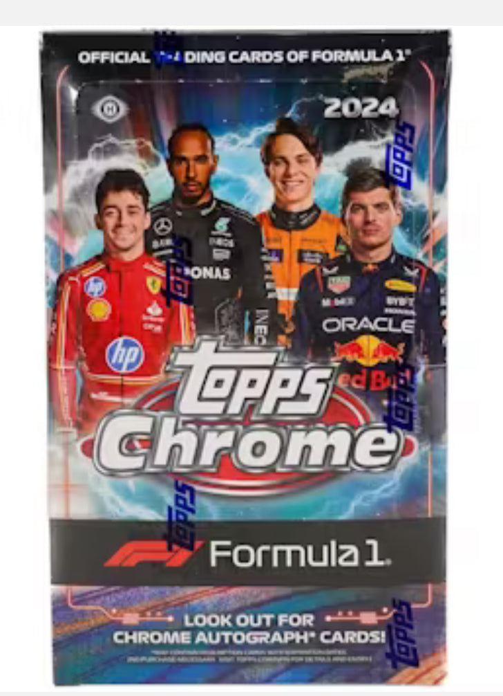 2024 Topps Chrome F1 Formula 1 Hobby Box
