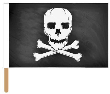 Wholesale Novelty Large Sticker - Pirate Skull And Crossbones