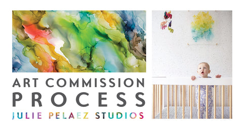 art commission process custom original painting