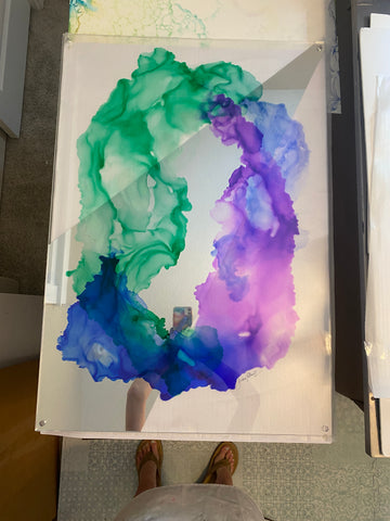 Julie Pelaez Studios Aura Painting