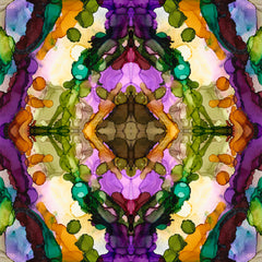 Julie Pelaez Studios Wallpaper and Fabric in Kaleidoscope 