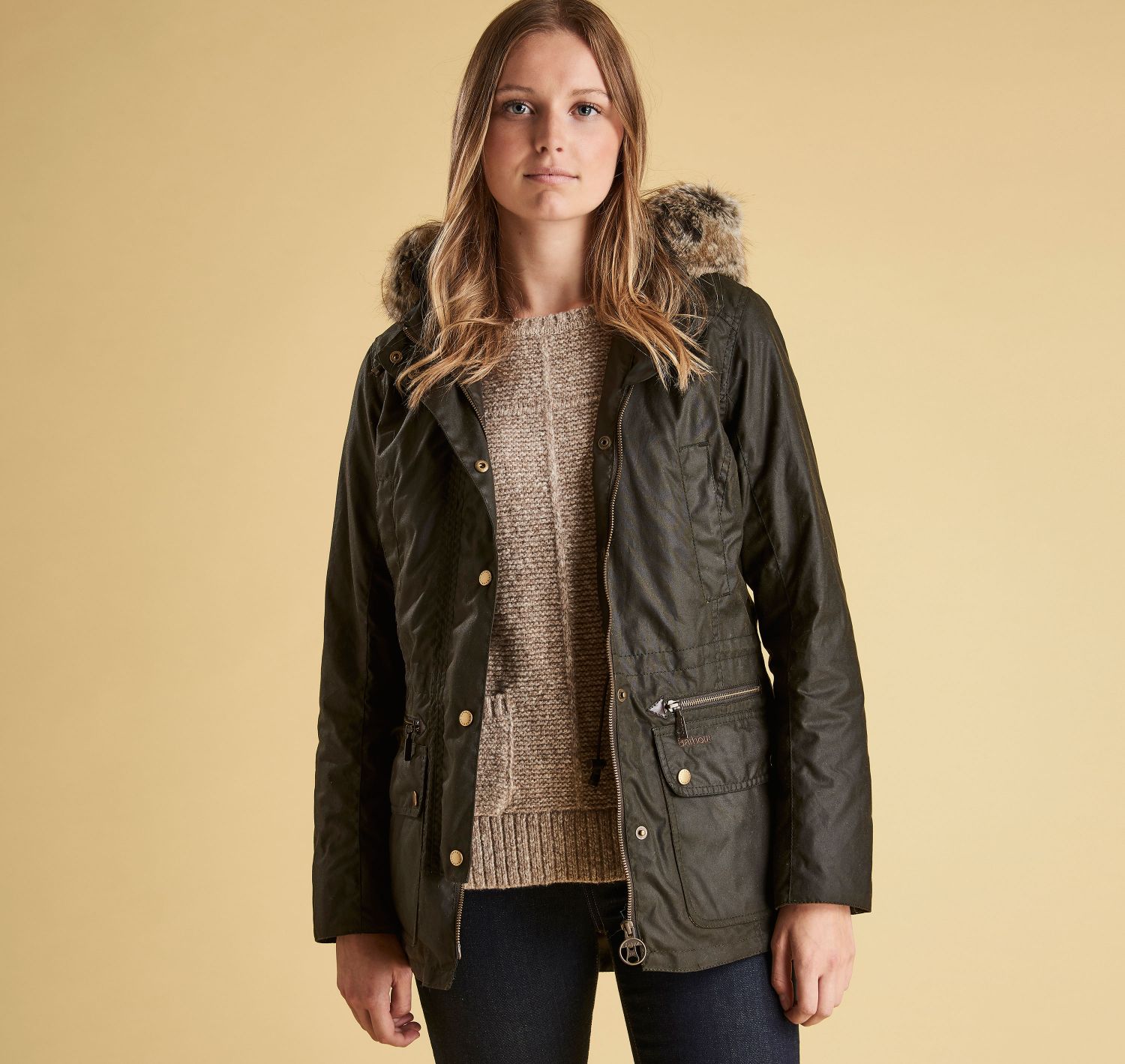 women's barbour kelsall waxed jacket