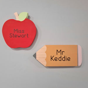 Teacher plaque Pencil