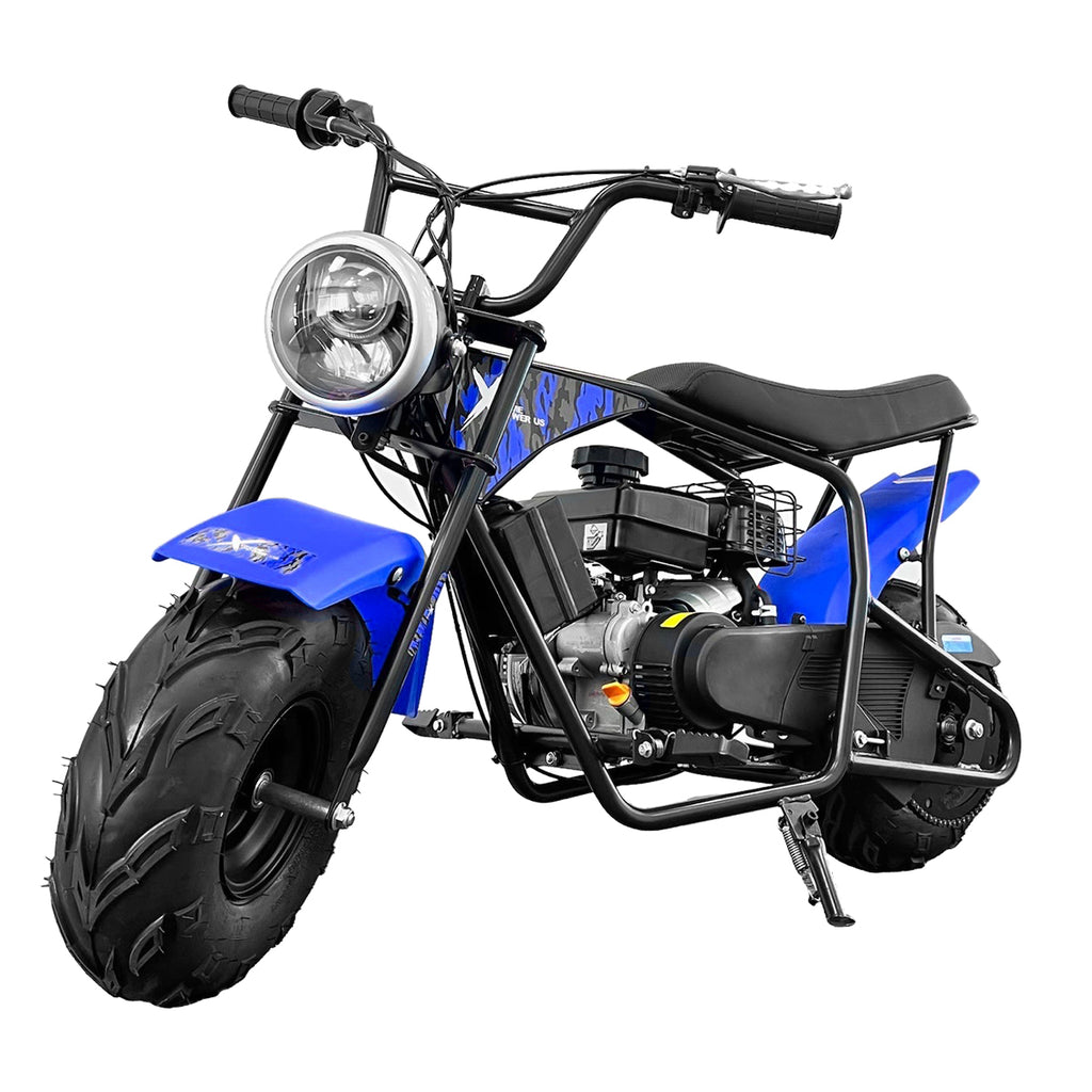 XtremepowerUS Mini motocicleta prémium de bolsillo a gasolina de 40 cc, con  motor de 4 tiempos para niños, con asiento acolchado aprobada por la EPA