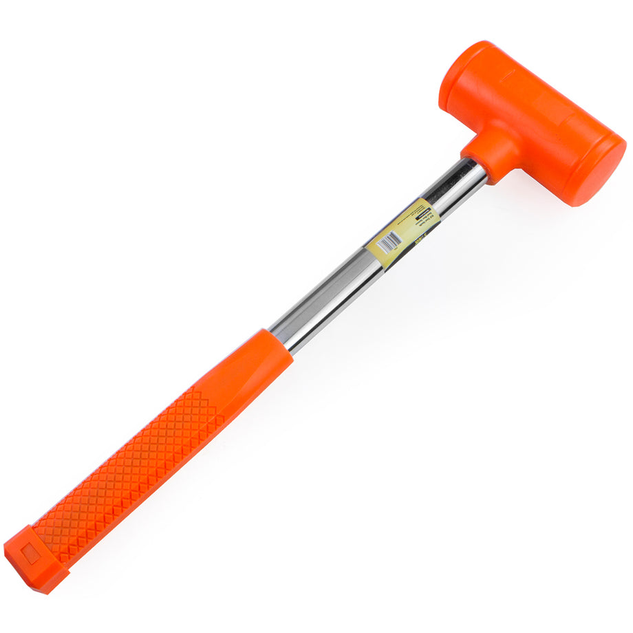 4 LB Pounds Dead Blow Hammer Mallet Absorbing Non-Slip Handle Neon Ora –  XtremepowerUS