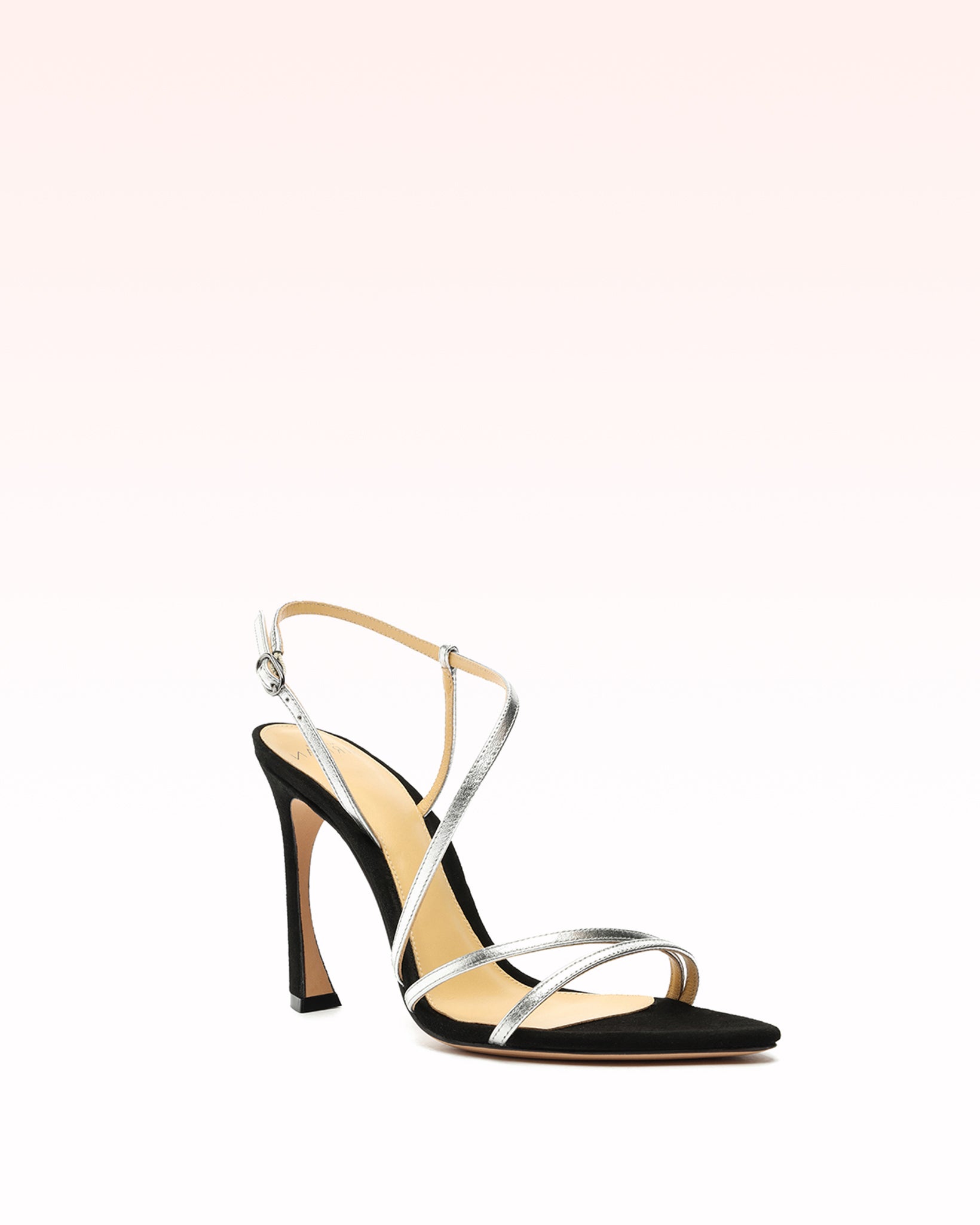 Alana 100 Metallic Leather & Suede Sandal