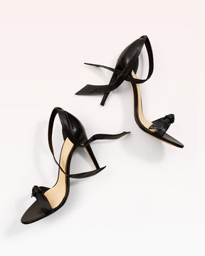 Clarita 100 Bow Tie High Heel Sandal in Leather | Alexandre Birman