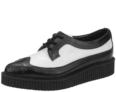 white creepers shoes