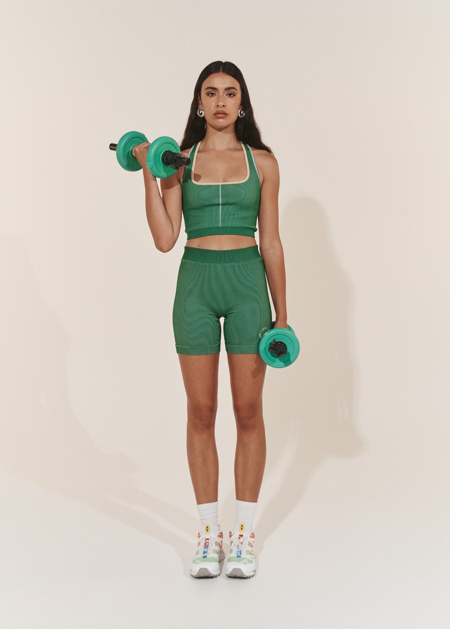 Move Criss Cross Crop 02 - Sea Green