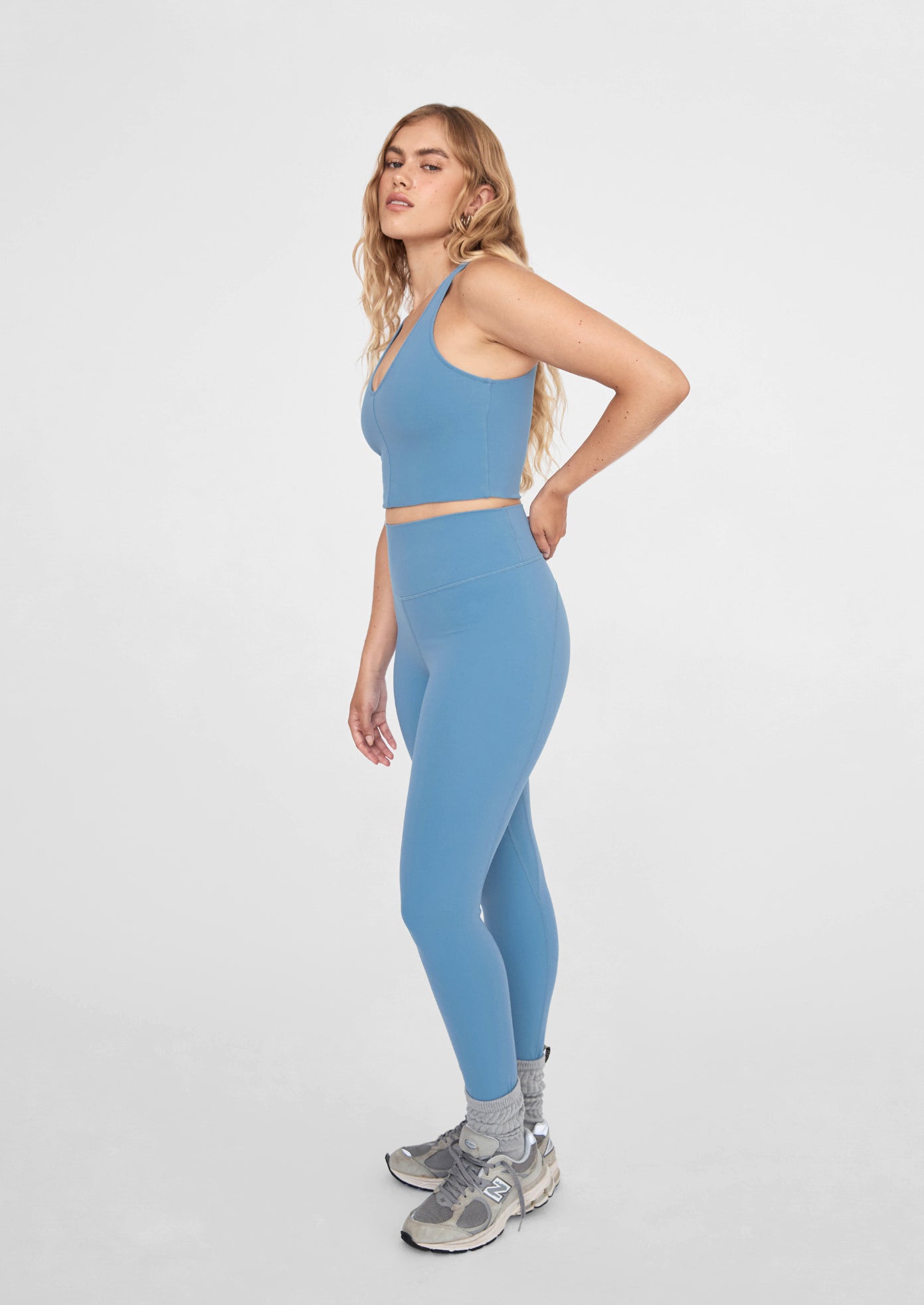 Synergy Legging- Lapis Blue