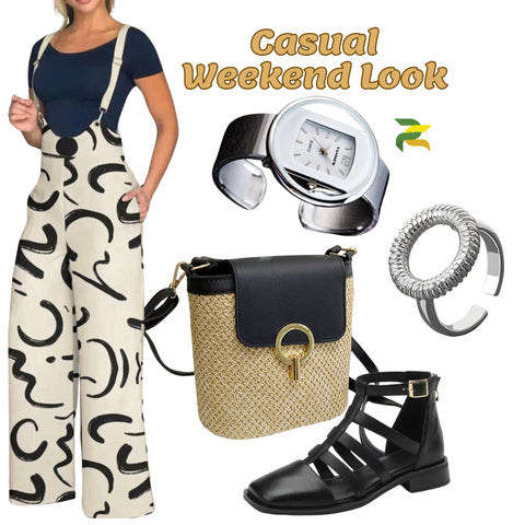 Suspend Jumpsuit and Accessories for Work Outfit