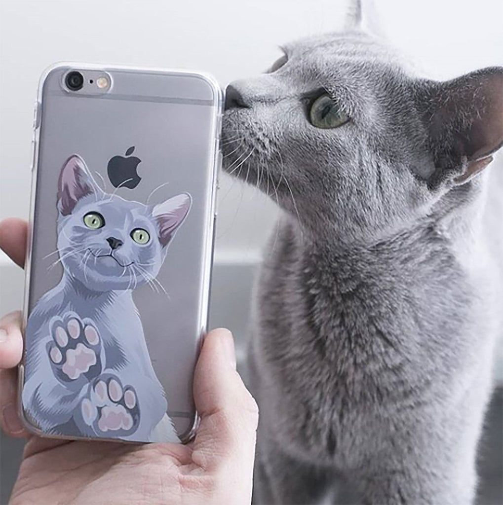 Pet phone. Кошка с айфоном. Phone Case Cat. Кошка с айфоном селфи. Iphone Cat Case.