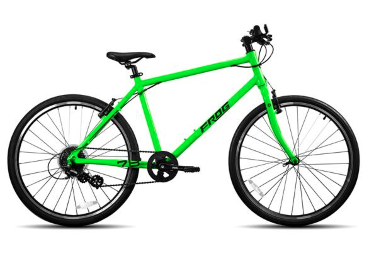 green frog bike