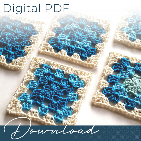 Crochet Granny Square E-book Instant Download Crochet PDF -   Crochet  flower patterns, Tatting patterns, Granny squares pattern