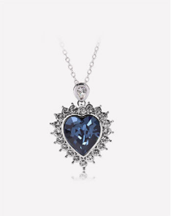 Crystal Love Heart Crystal Necklace