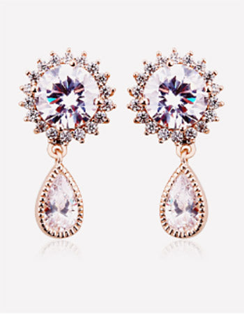 Crystal Peacock Earrings