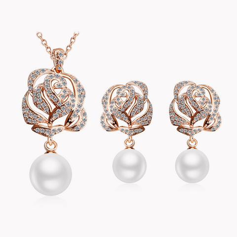 <img src="Pearl Flower Drop Crystal Jewelry Set.png" alt="jewelry set for thanksgiving">