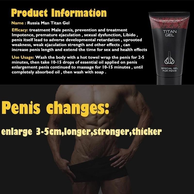 Titan Gel Sex Videos - Titan Gel Male Penis Enlargement Thickening Growth Cream - ZhenDuo Sex Shop