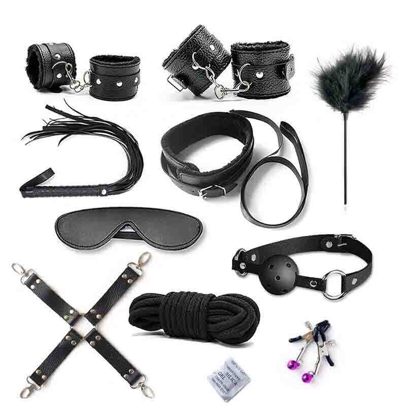 Adult Nylon Wrist Ankle Bondage Handcuffs Straps BDSM Toy - ZhenDuo Sex Shop