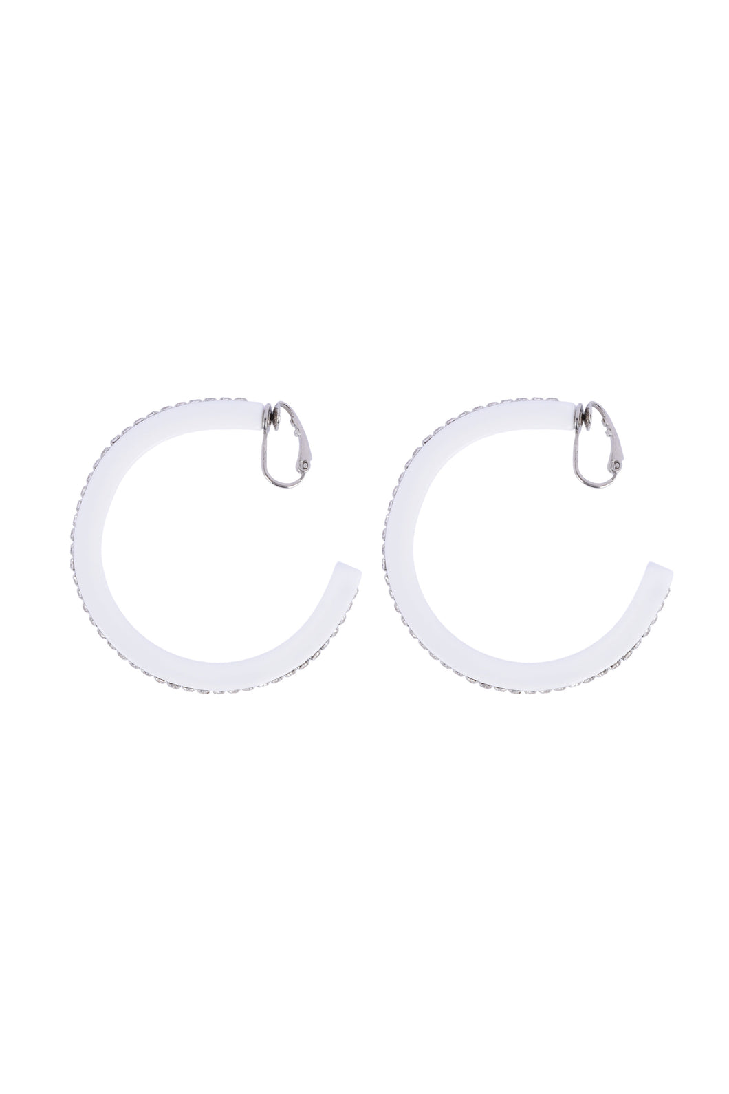 Gyaru Earrings(clip earrings) White – Office Kiko