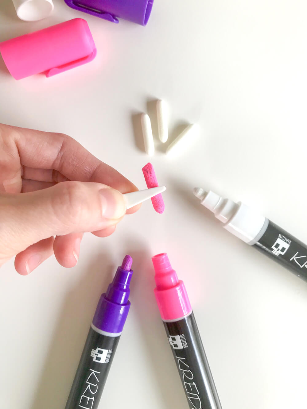 DIY chalk marker set-tip_change