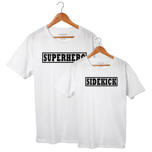 superhero and sidekick shirts