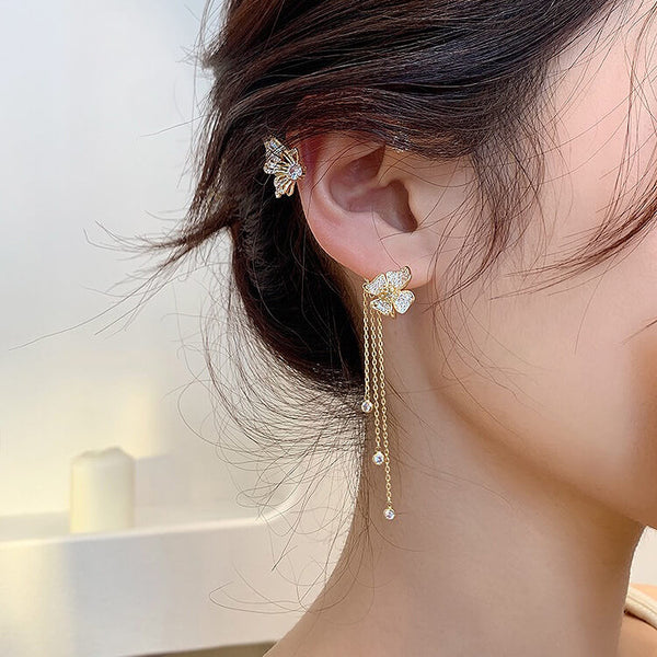 Ear Clip Earrings Non Piercing Fake Men | Earrings Womens Piercing Fake -  Gold Color - Aliexpress