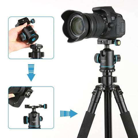 tripod ball head video photo video type 360 pan plate heavy duty