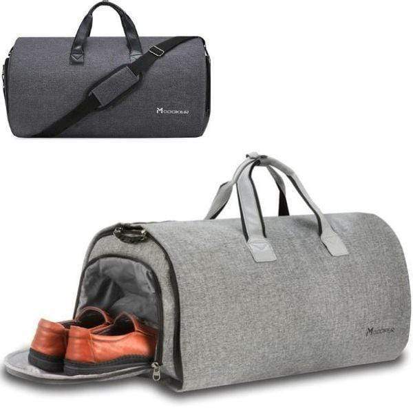 structured duffle bag