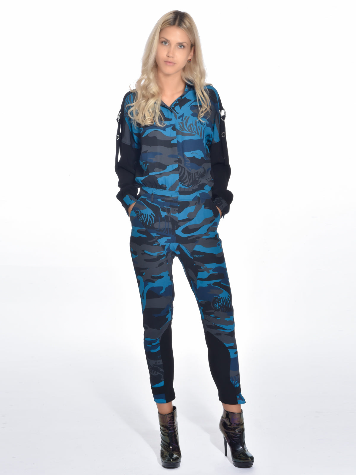 camouflage jumpsuit