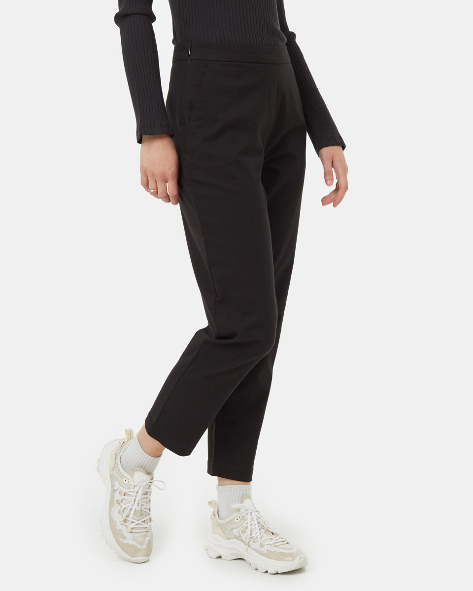 Soft EcoTwill Cropped Pant | Recycled Materials