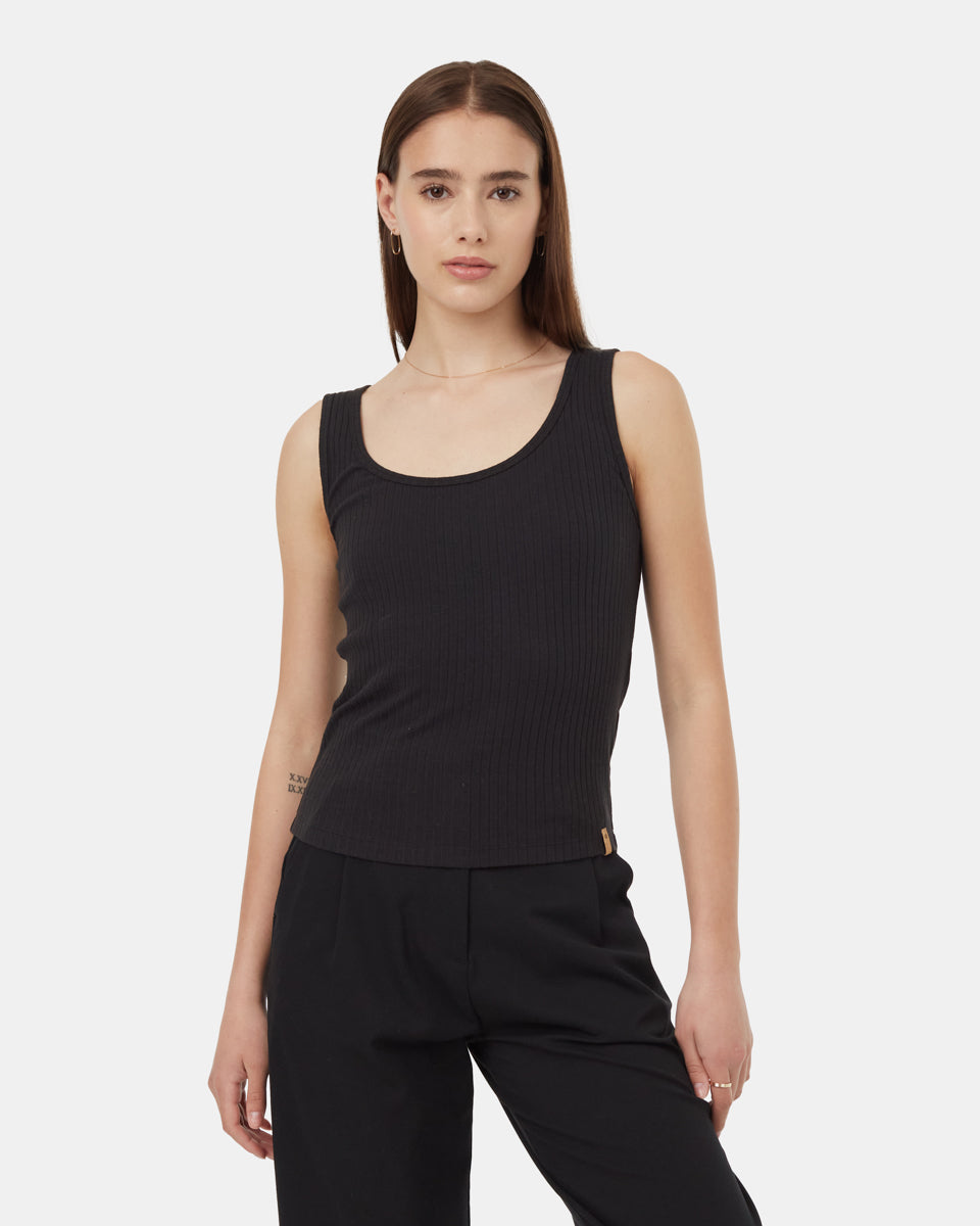 CO Essentials Women's Black Camisole Camisoles & Tank - L 