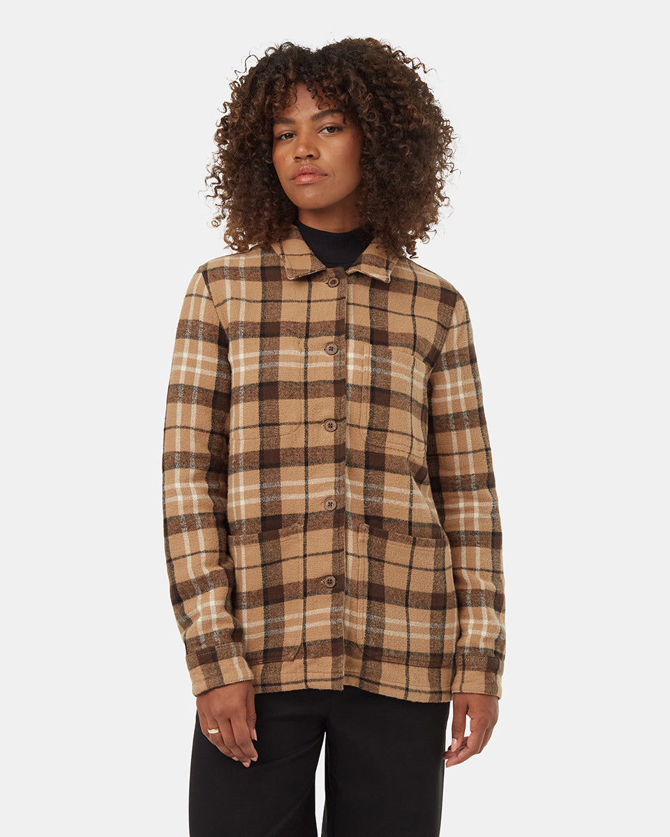 Flannel Utility Jacket | Recycled Materials