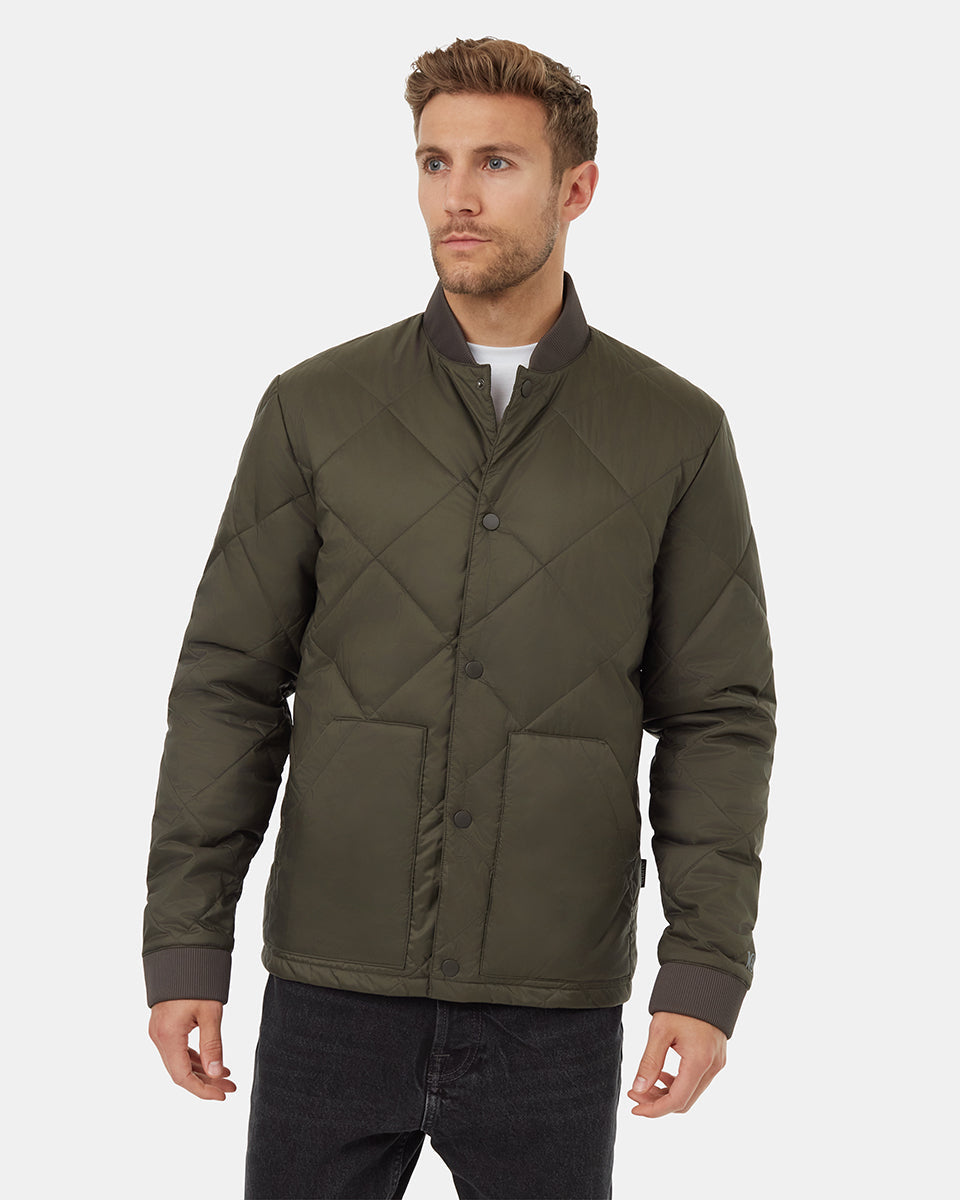 reversible padded blouson