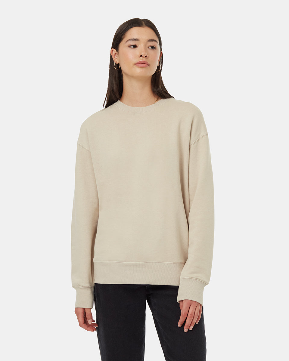 Womens TreeFleece Relaxed Crew | Recycled Materia