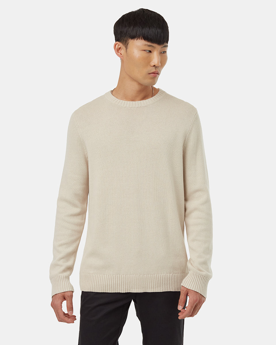 Highline Cotton Crew Sweater | Recycled Materials