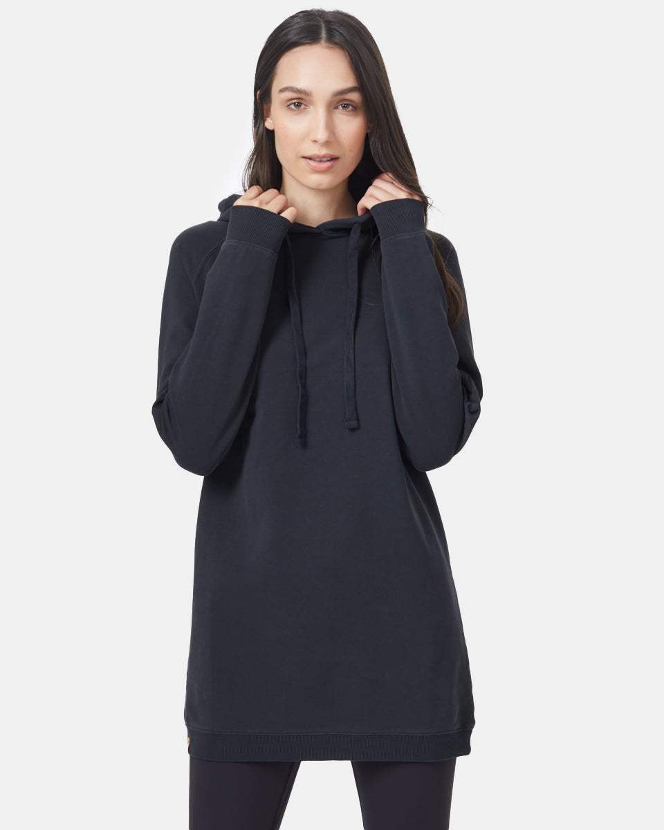 Womens French Terry Hoodie Dress | Organic Cotton