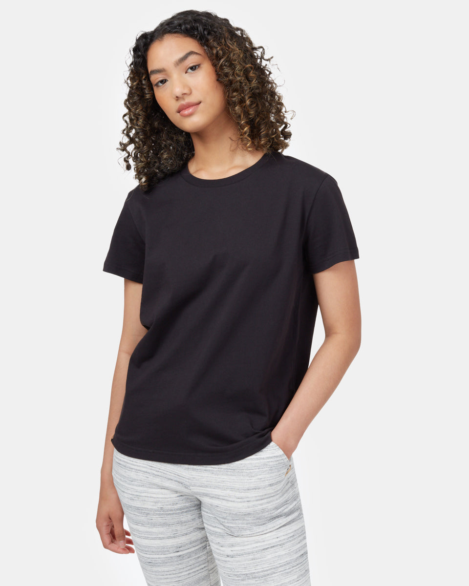 国内先行発売 Cotton On Body コットンオン ACTIVE Print T-shirt black レディース Tシャツ・カットソー 
