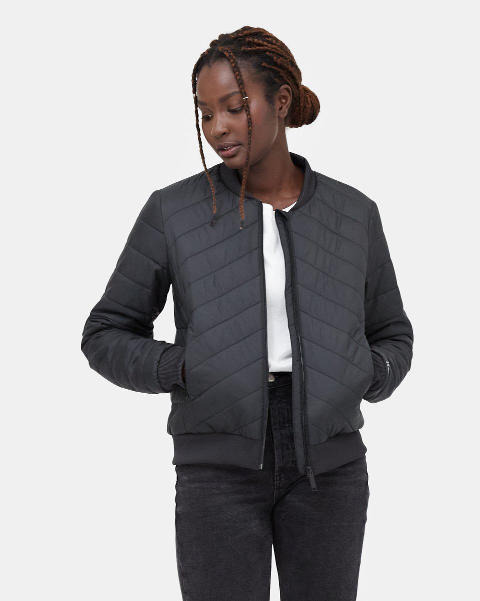 Brown Zip Up Bomber Jacket | New Look