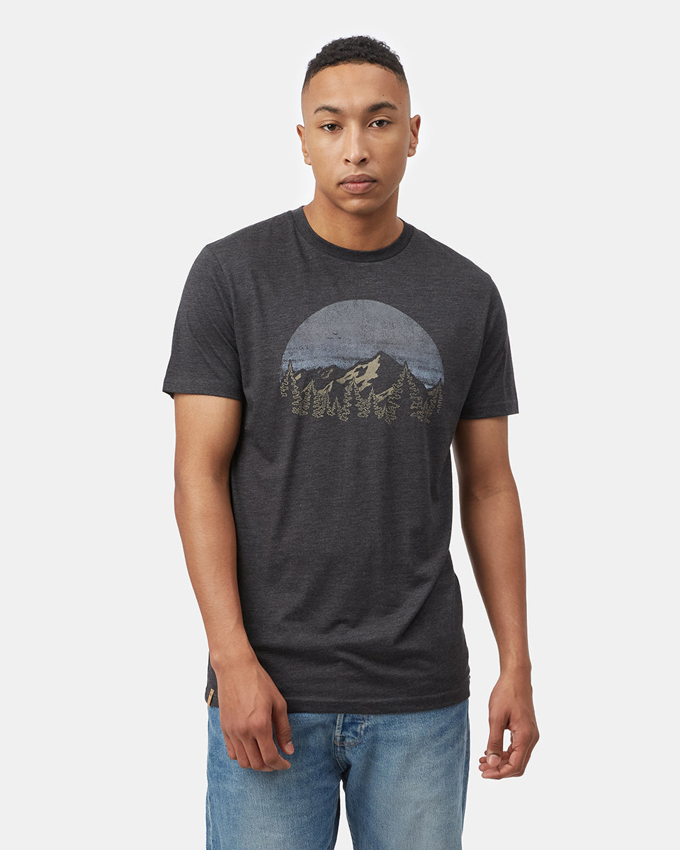 Mens Vintage Sunset T-Shirt | Recycled Polyester