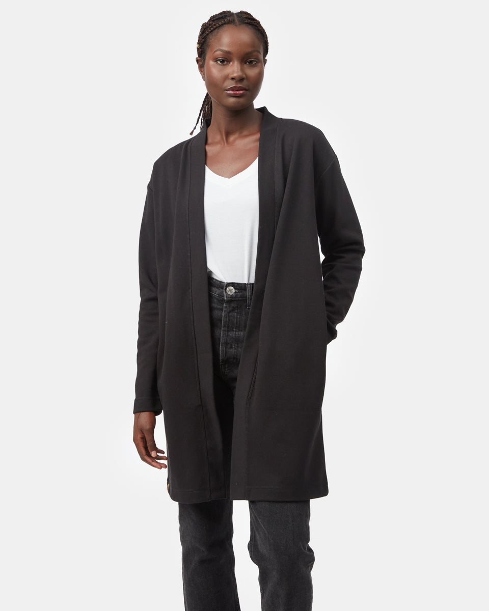 Ponte Long Cardigan | Recycled Materials