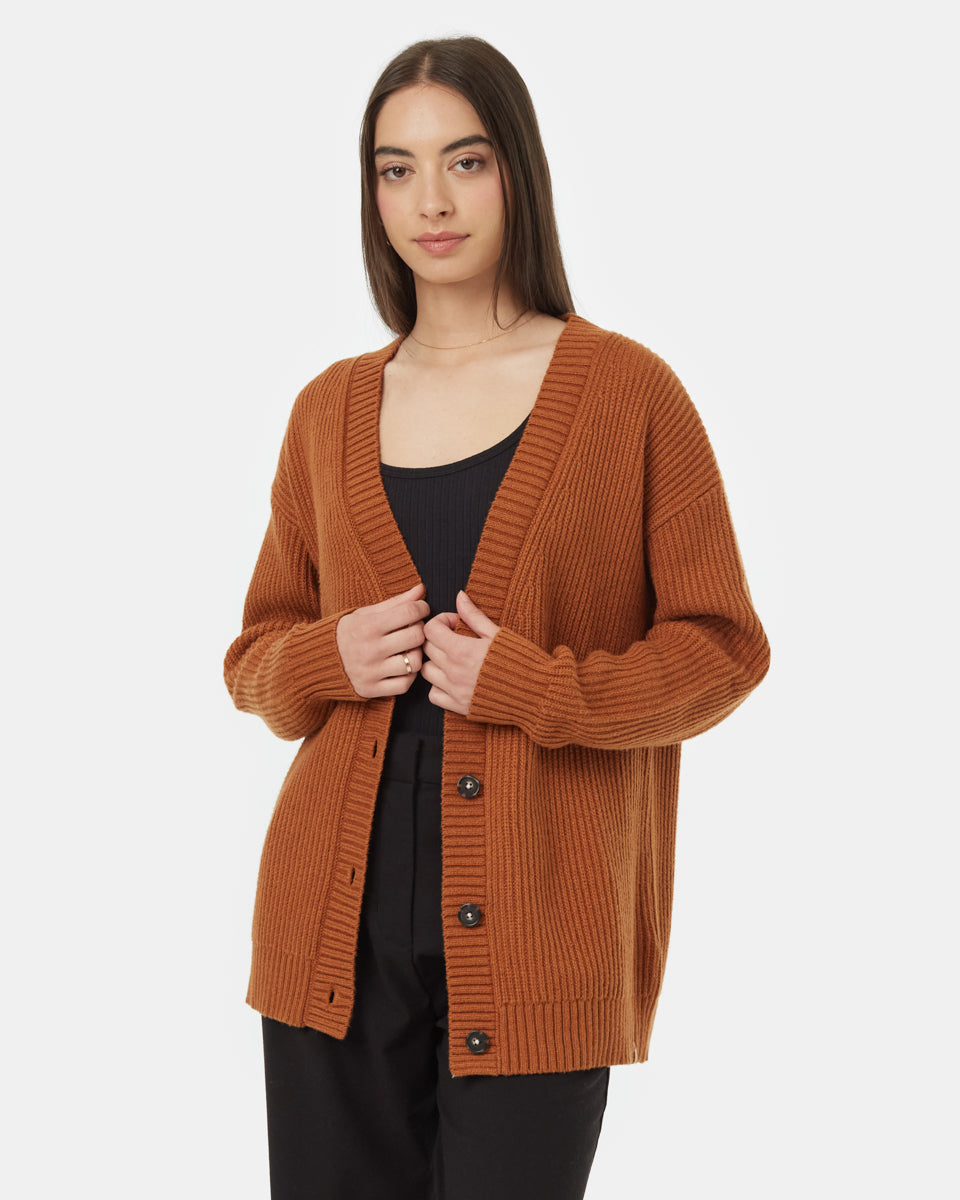 Oversized Button Cardigan | Recycled Materials