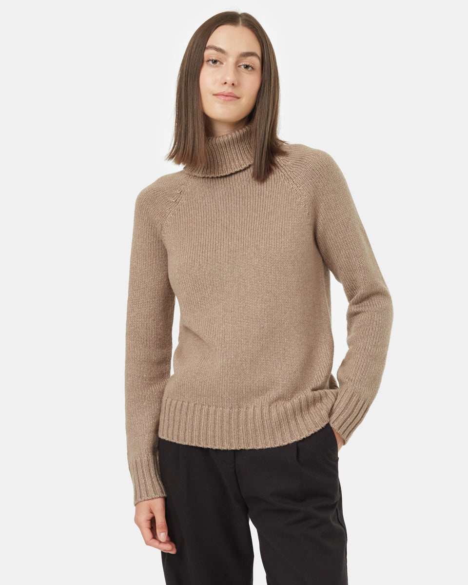 Highline Wool Turtleneck Sweater | Recycled Materials