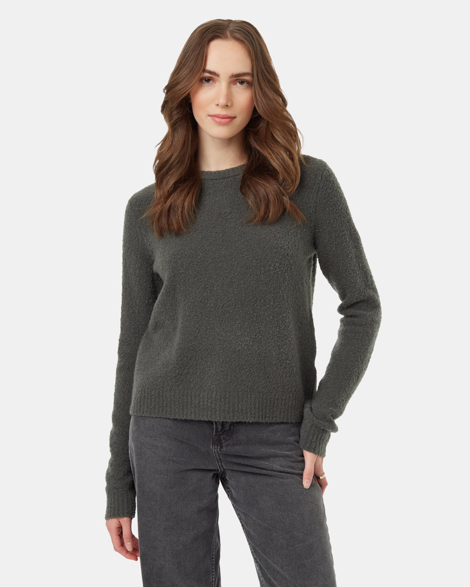 Highline Fuzzy Crew Sweater | Recycled Materials