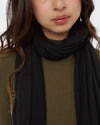 Unisex Cotton Ribbed Scarf