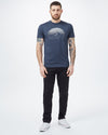 Tentree M Vintage Sunset T-Shirt  Vintage White Heather/Terra - S3  Boardshop