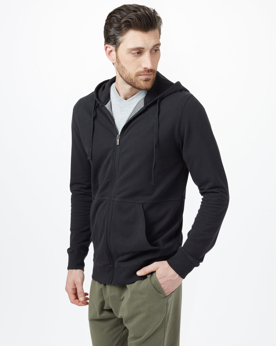 Mens French Terry Zip Hoodie | Organic Cotton