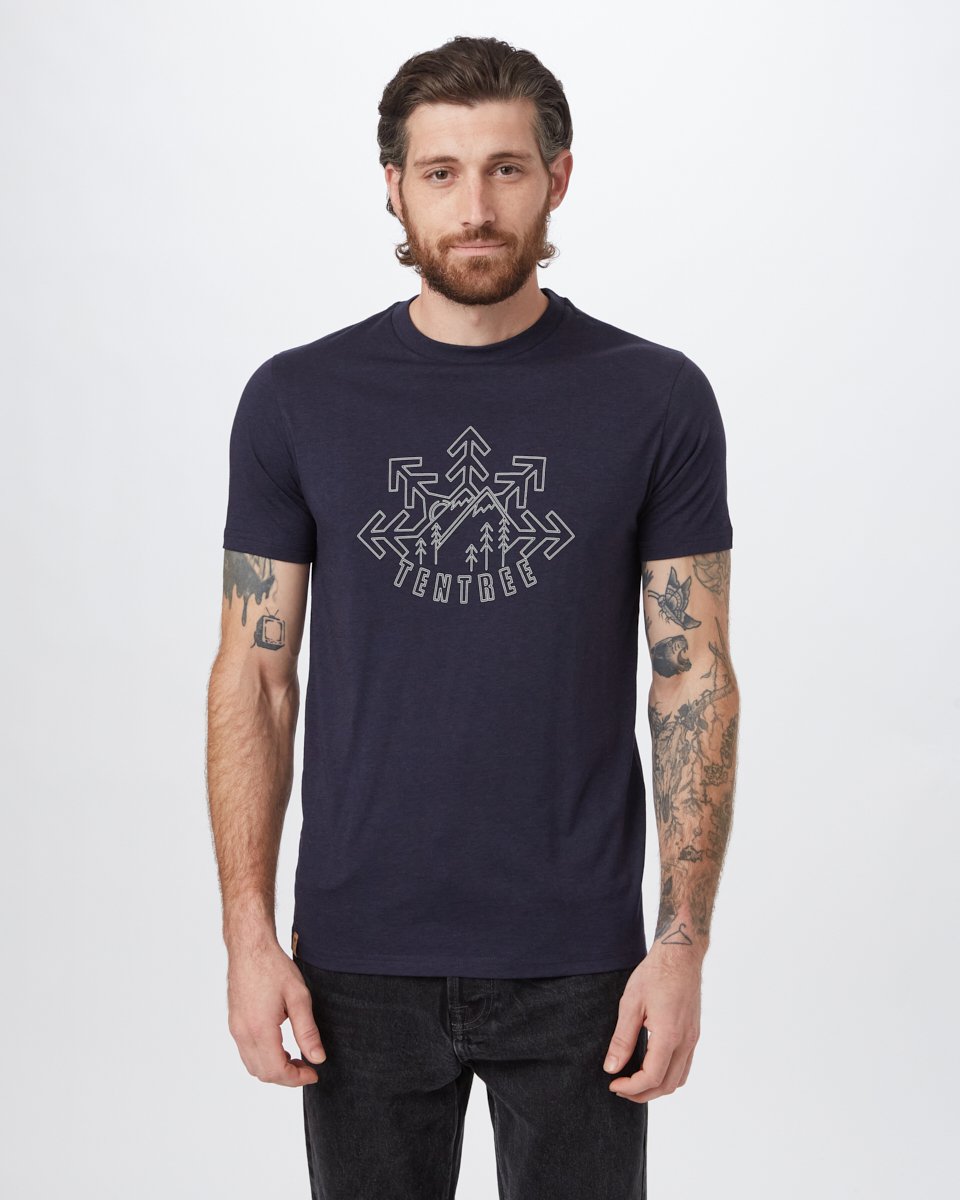 Mens tentree Winter Mountain T-Shirt | REPREVE® Recycled Polyester