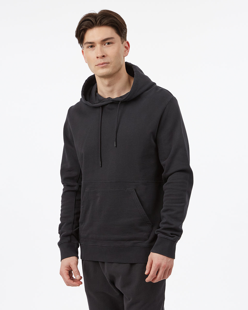 Mens Organic French Terry Seamed Hoodie | Organic Cotton