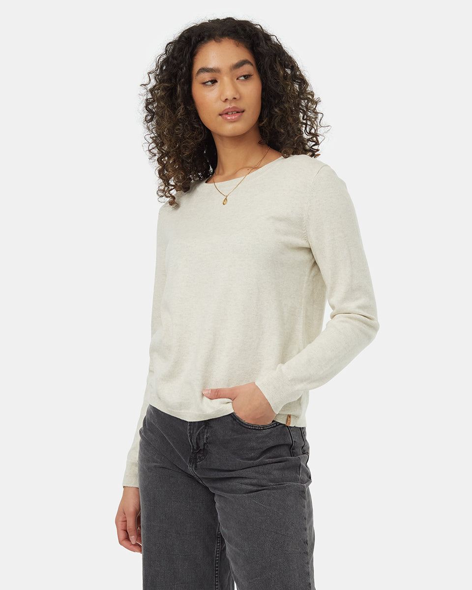 Womens Highline Fine Gauge Sweater | Organic Cotton